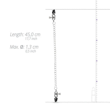 Big Nipple Clamps with Chain